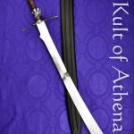 Darksword Armory - The Knochenbrecher Kriegsmesser with Black Scabbard
