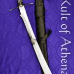 Darksword Armory - The Knochenbrecher Kriegsmesser with Black Scabbard with Integrated Sword Belt