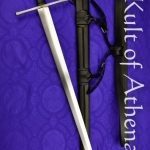 Vision -The Strasbourg Longsword with Scabbard - Black - Collaboratively Crafted by Angus Trim and Valiant Armoury