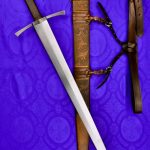 Vision -The Tellaro Longsword with Scabbard - Brown - Collaboratively Crafted by Angus Trim and Valiant Armoury