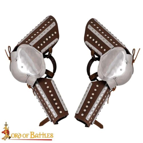 Medieval Splint / Brigandine Arm Armor - Lord of Battles