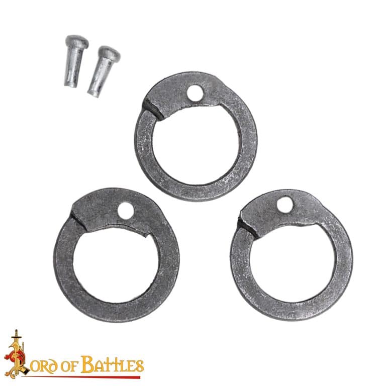 Chain Ring Riveted DFNM 1 kg Loose Chainmail Rings - Mild Steel Dome Riveted Flat Rings ...