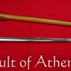 British 1897 Infantry Officer's Saber with Brown Leather Wood Core Scabbard - Universal Swords