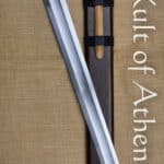 Three-Lobed Viking Sword with Integrated Scabbard Belt - Deepeeka