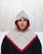 Reversible Viking Hood, Skjoldehamn - Norse Alley