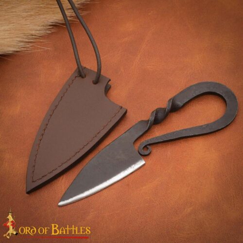Lord of Battles - Hand Forged Viking Neck Knife