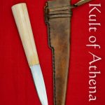 Markland Merchants - Viking Haithabu / Hedeby Knife with Leather Sheath