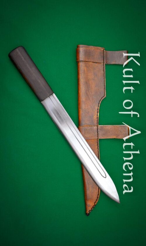 Markland Merchants - Continental Broad Seax with Leather Sheath