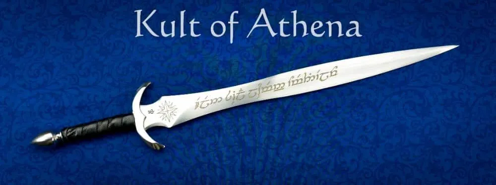 BKS - Middle Earth Elvish Short Sword with Elvish Script