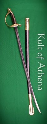 US Marine Corps NCO Saber with Leather Scabbard - Universal Swords