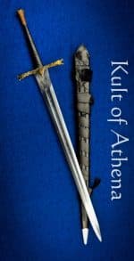 Darksword - The Eindride Lone Wolf Sword with Integrated Sword Belt