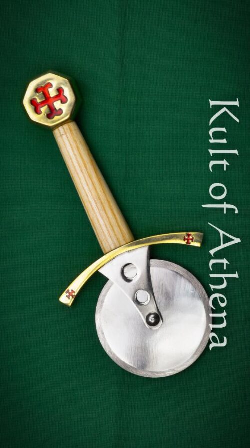 Knight's Templar Pizza Cutter - Deepeeka