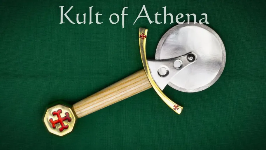 Knight's Templar Pizza Cutter - Deepeeka