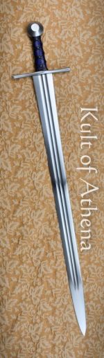 Albion Vigil Sword with Diamond Strap Overwrap Grip - Blue Grip with Black Overwrap - Only 1 Available!