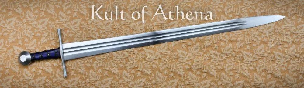 Albion Vigil Sword with Diamond Strap Overwrap Grip - Blue Grip with Black Overwrap - Only 1 Available!