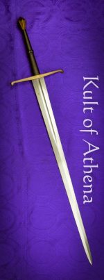 Lockwood Swords -Type XVIIIa 15th Century Longsword with Bronze Hilt - Black Grip - Only 1 Available!