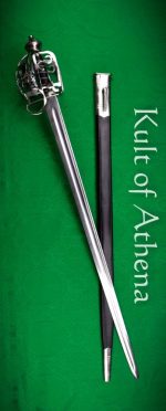 Jacobite Scottish Officer's Basket Broadsword - Deepeeka