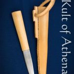 Markland Merchants - Viking Haithabu / Hedeby Knife with Leather Sheath In Tan