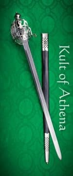 Scottish Stirling Style Basket-Hilted Broadsword - Deepeeka