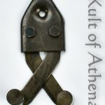 Adjustable Sword Wall Hanger in Antiqued Steel Finish - Deepeeka