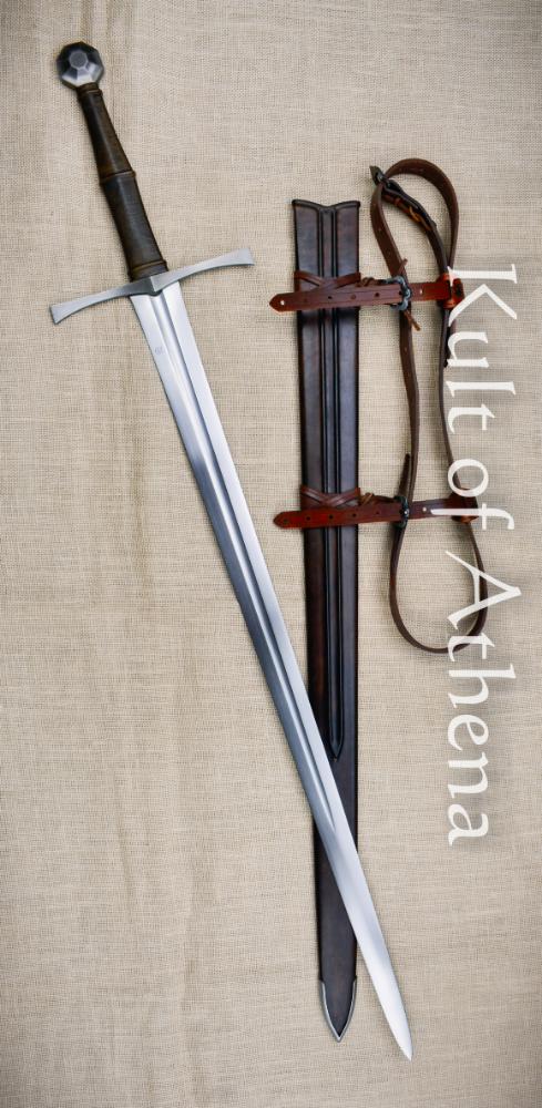Pre-Owned - Vision - The Exeter Longsword with Scabbard - Brown - Collaboratively Crafted by Angus Trim and Valiant Armoury